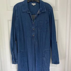 J.Jill denim dress, EUC